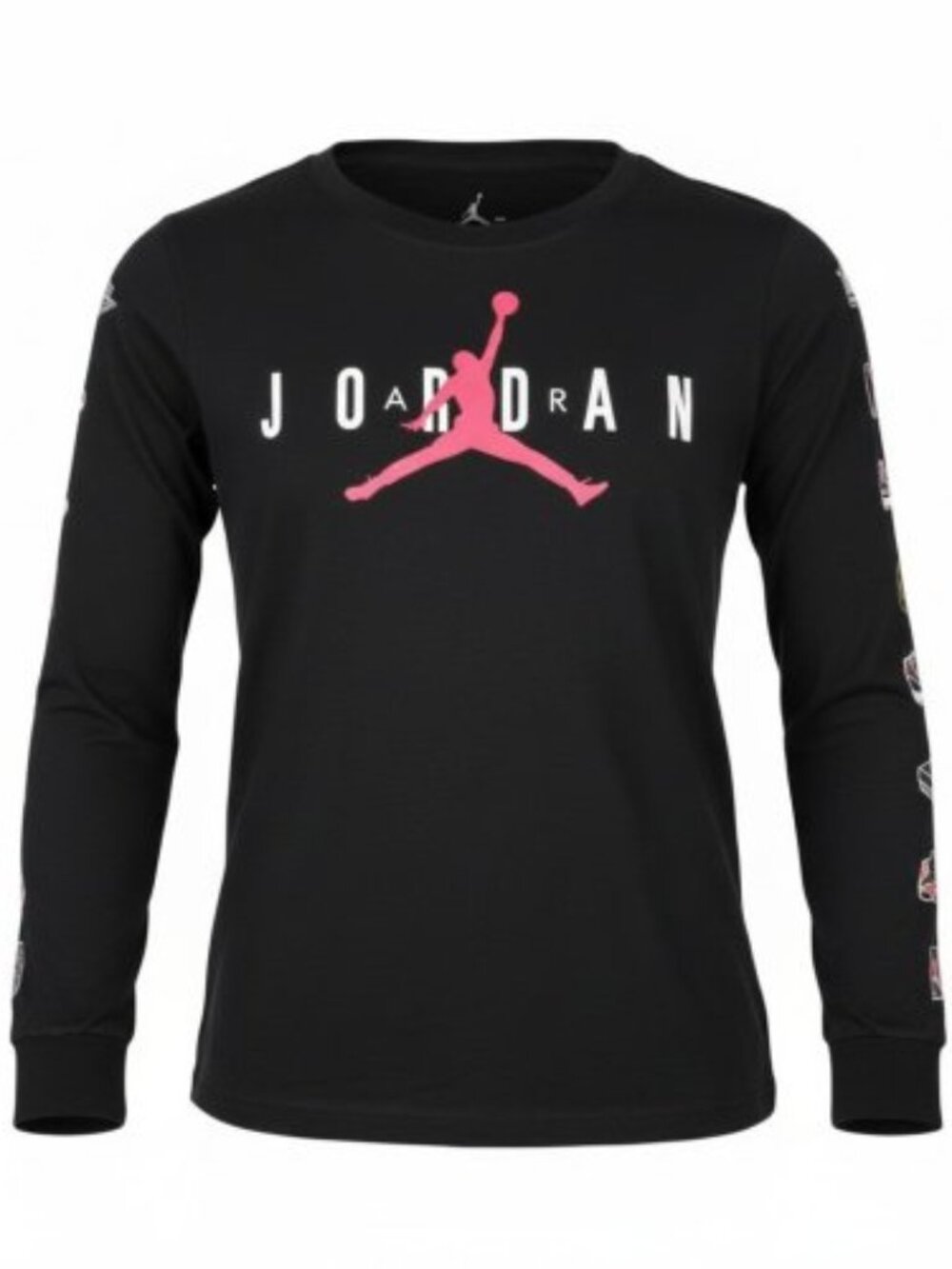 AIR JORDAN Black Long Sleeved Pullover Top Boys Size 6